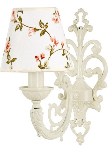 Aline Tekli Aplik Krem-Kahve Çiçekli fiyatları