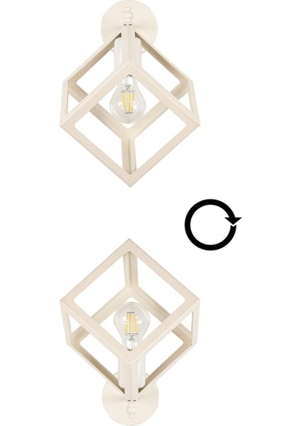 Küp Aplik 2 Adet Beyaz fiyatları