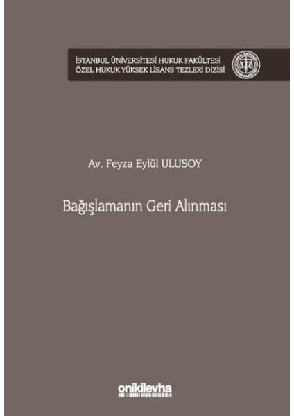 Bağışlamanın Geri Alınması