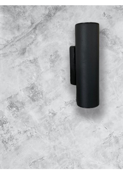 Çift Yönlü Siyah 2*GU10 Aplik