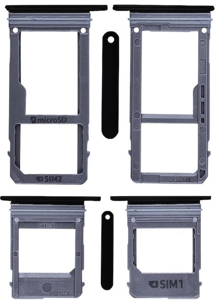 Samsung Galaxy A5 A520 (2017) Sim Hafıza Kart Kapağı-Siyah