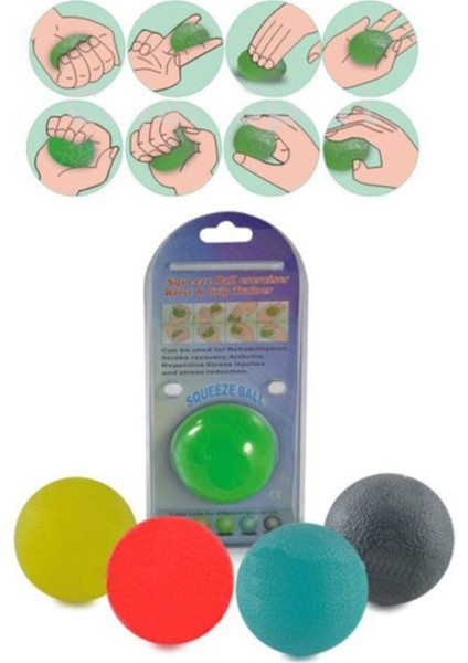 Hafif Dirençli Silikon El Egzersiz Topu, Sarı, Dayanıklı ve Konforlu Kullanım fiyatları