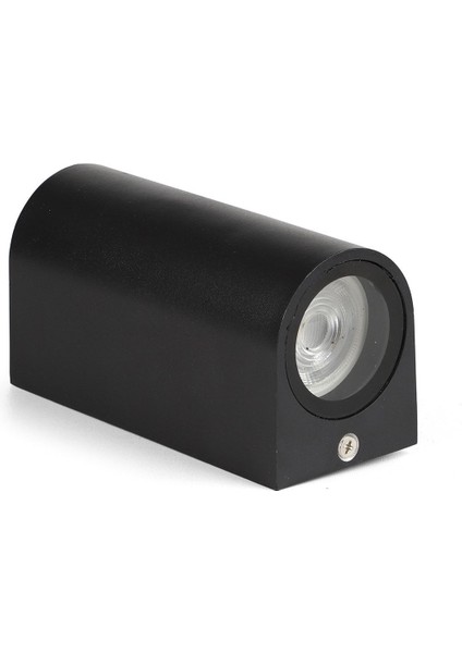 Çift Yönlü Döküm Aplik Siyah