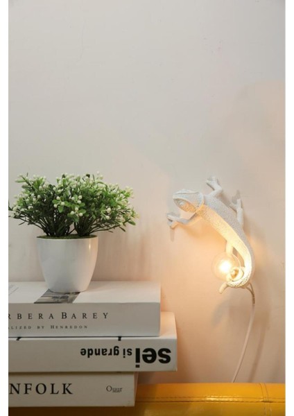 Dekoratif Duvar Lambası Bukalemun Aplik Duvar Aydınlatma Modern Aydınlatma Ev Duvar Dekoru