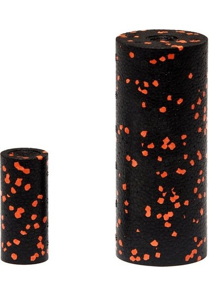 2'li Mini ve Mikro Foam Roller Seti, Esneklik ve Masaj için Mükemmel, Turuncu Renk