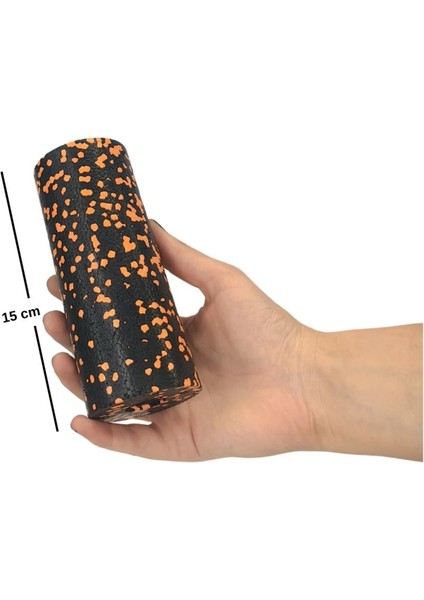 2'li Mini ve Mikro Foam Roller Seti, Esneklik ve Masaj için Mükemmel, Turuncu Renk modelleri