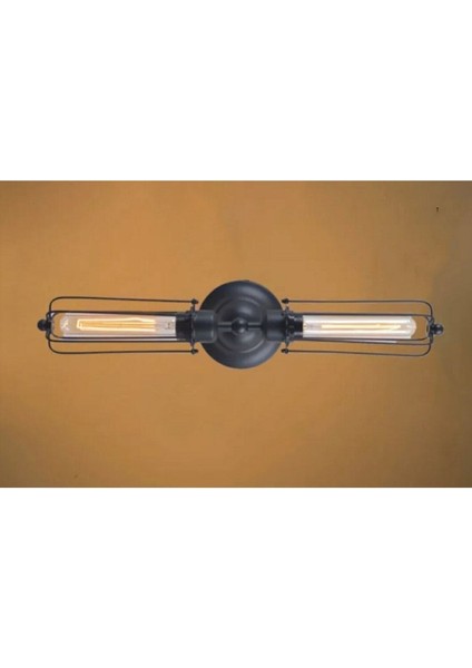 Retro Metal Dekoratik Kafesli Rustik Metal Aplik