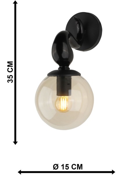 Çekya Aplik Siyah Bal Cam indirimleri