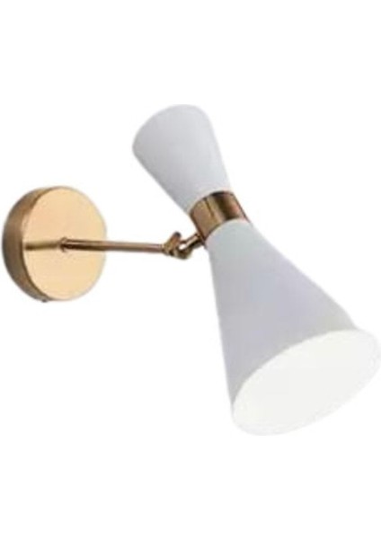 Retro Metal Rustik Hareketli Dekoratif Beyaz Vintage Duvar Aplik fiyatları