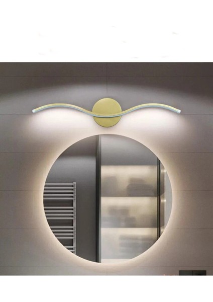 Diana Modern Tasarım Eskitme Renk Gün Işığı Ledli Banyo - Mutfak - Salon LED Duvar Aplik