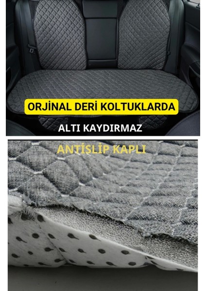 Bmw 3 Serisi E 46 Cabrio 1998 - 2005 Terletmez Kaymaz Keten Oto Minder Kılıf Komple Set(7parça) Gri modelleri