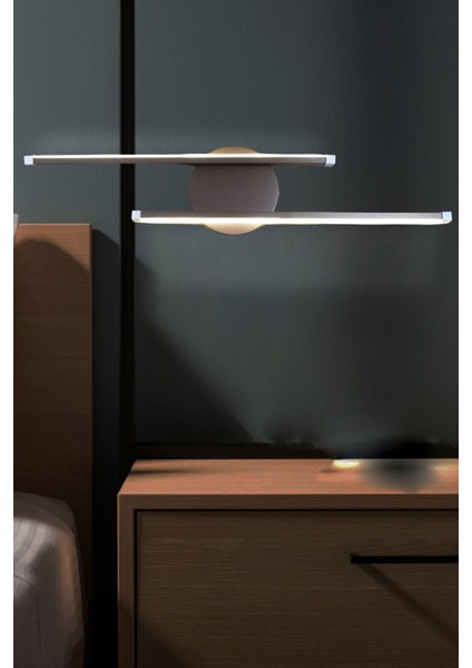 Asya Modern Tasarım Kahverengi - Gün Işığı Ledli Banyo - Mutfak - Salon LED Duvar 2 Li Aplik fiyatları