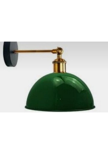 Mylights Banker Yeşil Aplik Duvar Lambaı Hareketli Başlık Duvar Aplik