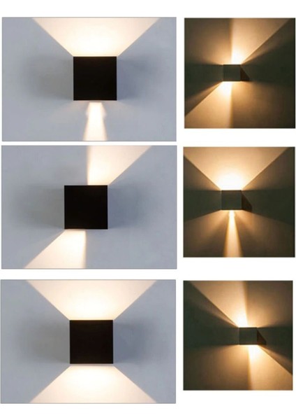 6W Bahama LED Aplik (Dış Mekan)(Ayarlanabilir modelleri