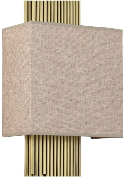 Straordinario Modern Tasarım Metal ve Kumaş Aplik 85CM Sarı modelleri