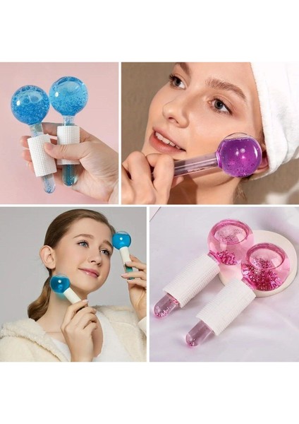 Mavi Soğuk Buz Küre Yüz ve Göz Soğuk Masaj Topu fiyatları