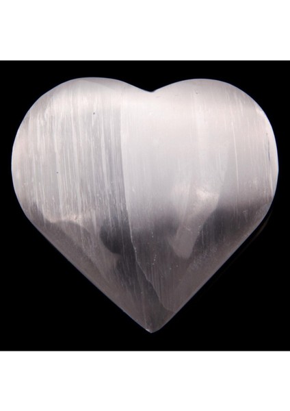 Sertifikalı Selenit Doğal Taş Masaj Kalp Figürlü fiyatları