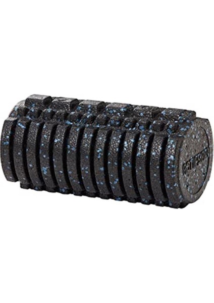 Trigger Point Foam Roller Tırtıklı Masaj Köpüğü Siyah + Mavi Orta Sert, 45 cm