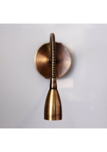 Mylights Eskitme Sprali LED Aplik Okumala Lambası Yatak Başı Aplik Duvar Aplik