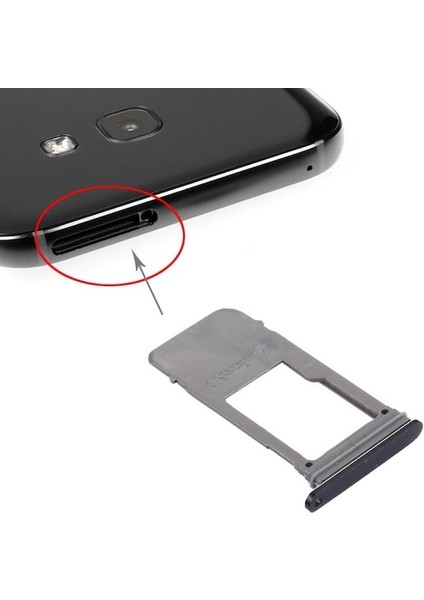 Samsung Galaxy A720 A7 2017 Tek Sim Hafıza Kart Kapağı