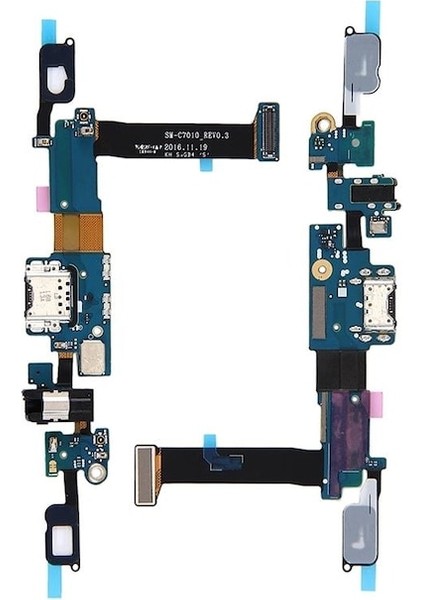Samsung Galaxy C7 Pro C7010 Şarj Soket Tuş Bord Flimi