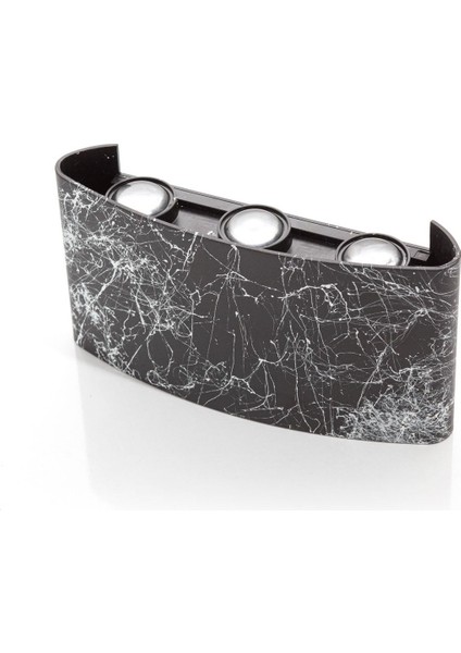 Uranüs Mermer Desen Kasa Amber Işık Ledli Dekoratif Işık Süzmeli Iç Dış Mekan Modern Aplik fırsatları