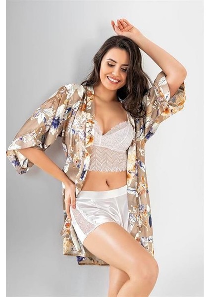 3'lü Şort Takımı Desenli 1931