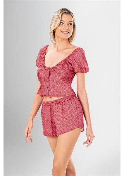 2'li Şort Takımı Desenli 1941