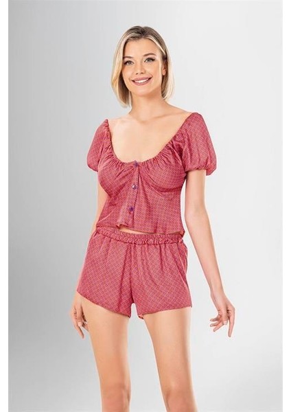 2'li Şort Takımı Desenli 1941 modelleri