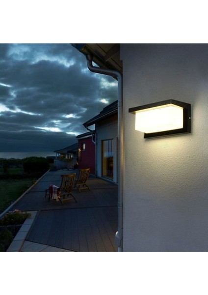 Full Reyon 18W LED Duvar Aplik Dış Mekan Günışığı 3000K
