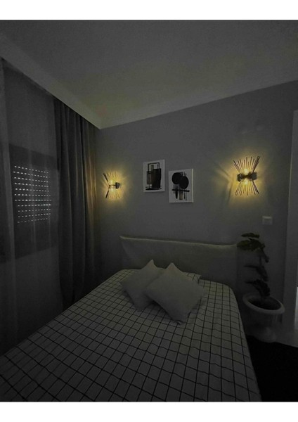 Metal Siyah Kirpi Duvar Aplik - Tek Adet Fiyatıdır fiyatları