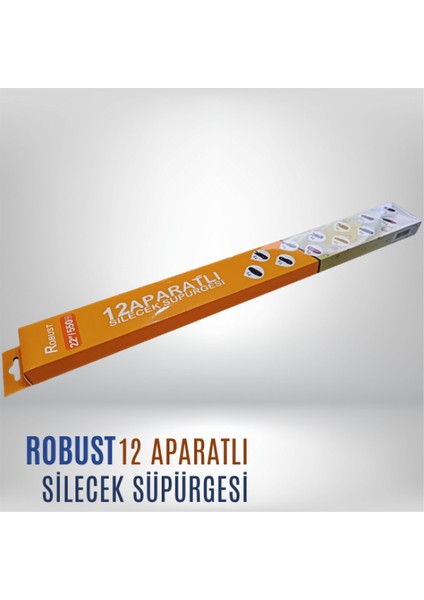 Unıversal Silecek Süpürgesi / 12 Aparatlı / 550 mm (55CM)