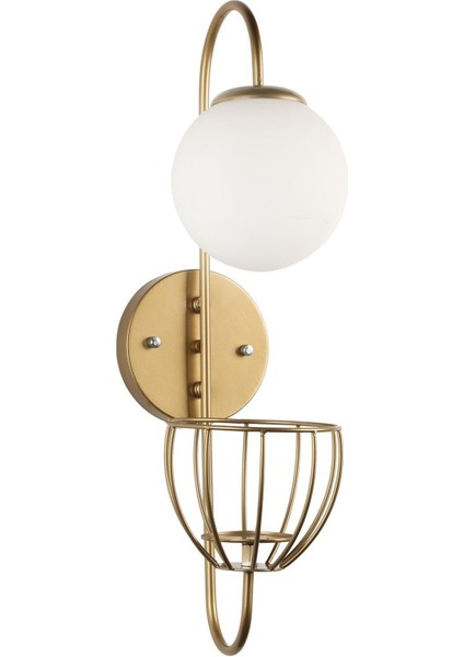 Tiran Saksılıklı Aplik Eskitme Beyaz Cam fiyatları