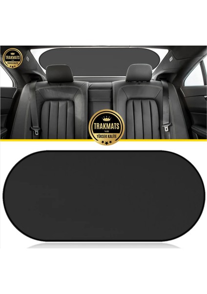 Fiat Scudo 2021-2022-2023-2024-2025 Güneşlik Perde Arka Cam Için , Oval Tül Vantuzlu