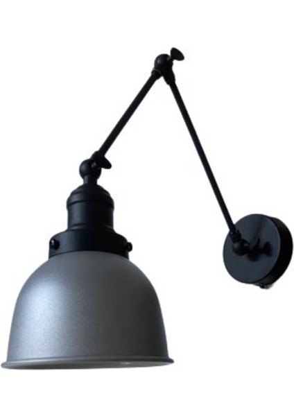 Retro Metal Dekoratif Akrobatik Rustik Gri Mafsallı Duvar Aplik fiyatları