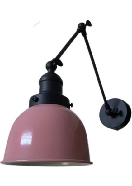 Retro Metal Dekoratif Akrobatik Rustik Pembe Mafsallı Duvar Aplik fiyatları