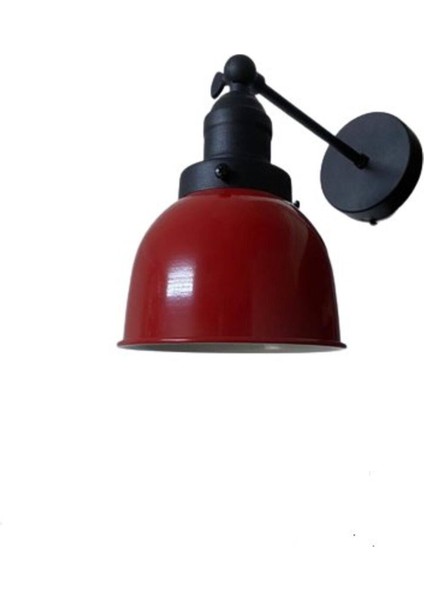 Retro Metal Dekoratif Rustik Akrobatik Kırmızı Mafsallı Duvar Aplik fiyatları