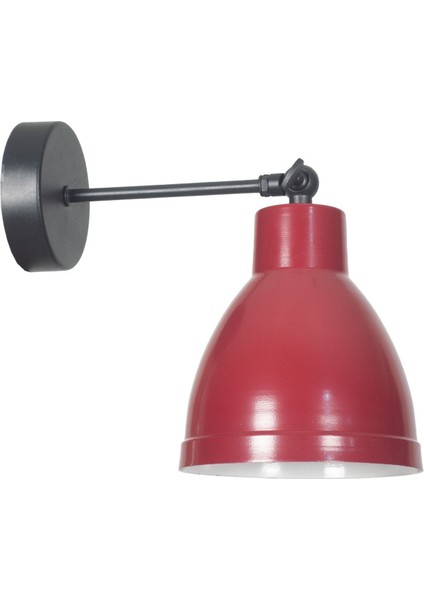 Denis Modern Tasarım Ayarlanabilir Başlı Bordo Renk Tekli Duvar Aplik fiyatları