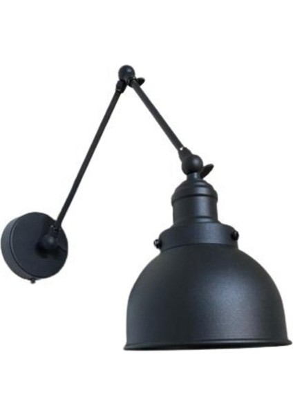 Retro Metal Dekoratif Akrobatik Rustik Siyah Mafsallı Duvar Aplik fiyatları