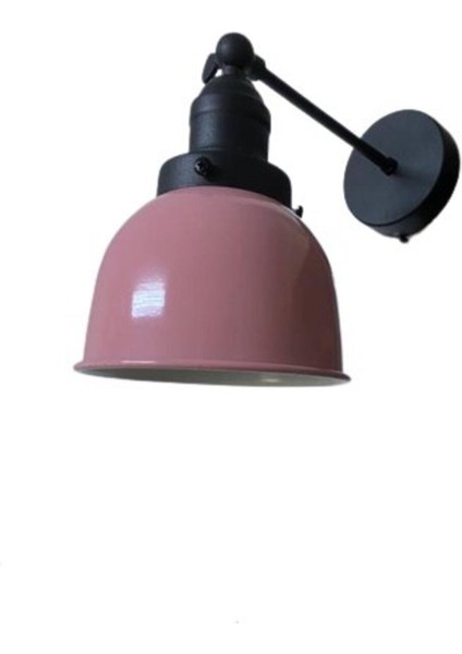 Retro Metal Dekoratif Rustik Pembe Mafsallı Duvar Aplik fiyatları