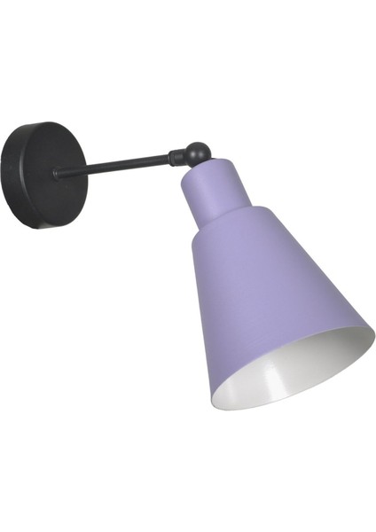 Trend Modern Tasarım Ayarlanabilir Başlı Lila Renk Tekli Aplik