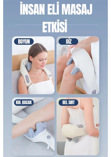 Şarjlı Ovmalı Isıtmalı Masaj Aleti Insan Eli Yoğurma Hissi modelleri