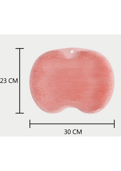 Yumuşak Silikon Ayak Temizleme Matı, Pembe, Masaj Pedi, Banyo Lifi, Renk: Pembe modelleri