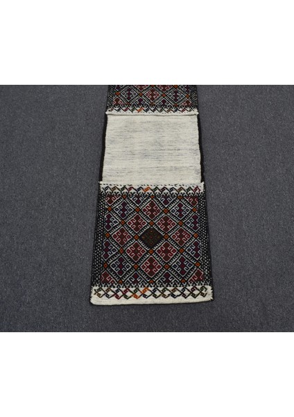 Yeni El Dokuma Çift Gözlü Yörük Pamuklu Yün Kilim Heybe 5912 indirimleri