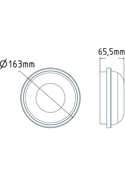 15W Yuvarlak LED Nem Su Geçirmez Banyo Bahçe Modern Tavan Lambası Beyaz Kasa Beyaz Işık 6500K fırsatları