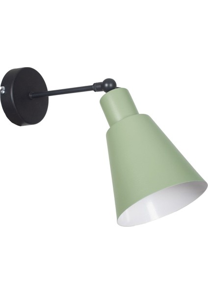 Trend Modern Tasarım Ayarlanabilir Başlı Yeşil Renk Tekli Aplik