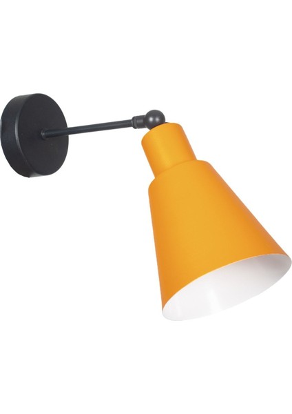 Trend Modern Tasarım Ayarlanabilir Başlı Turuncu Renk Tekli Aplik