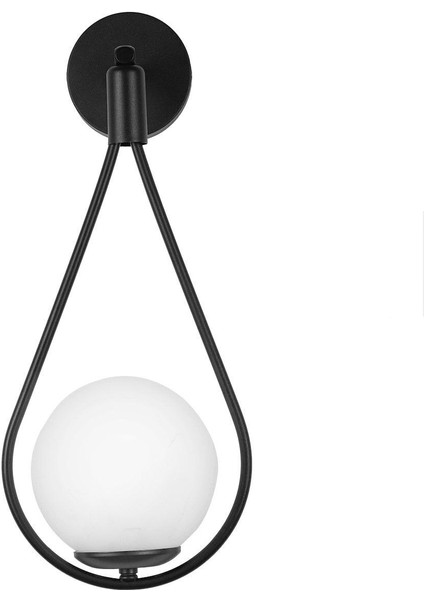 Aydınlatma Damla Aplik Siyah Beyaz Cam fiyatları