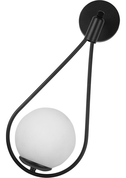 Aydınlatma Damla Aplik Siyah Beyaz Cam fırsatları