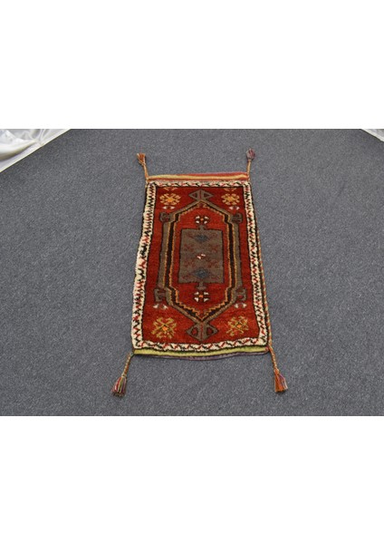 Antika El Dokuma Çift Yüzlü Malatya Yün Halı Yastık 5892 fırsatları